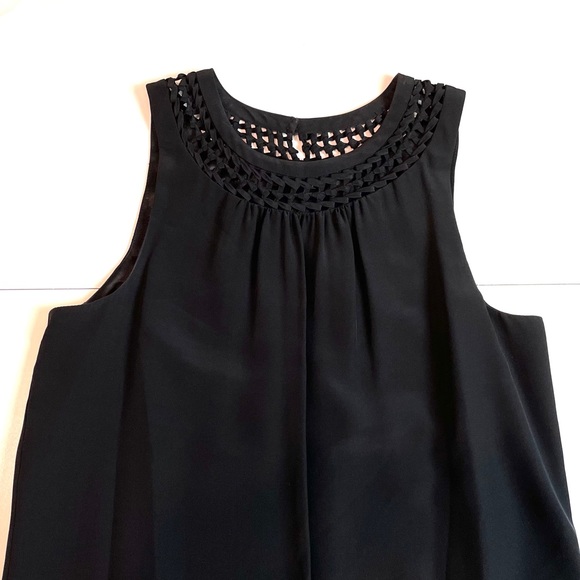 BCBGMaxAzria Silk Black Mini Dress - Picture 2 of 7